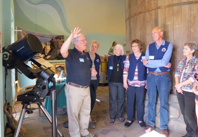 River of Time Museum’s Dr. Charles Juels Telescope Exhibit