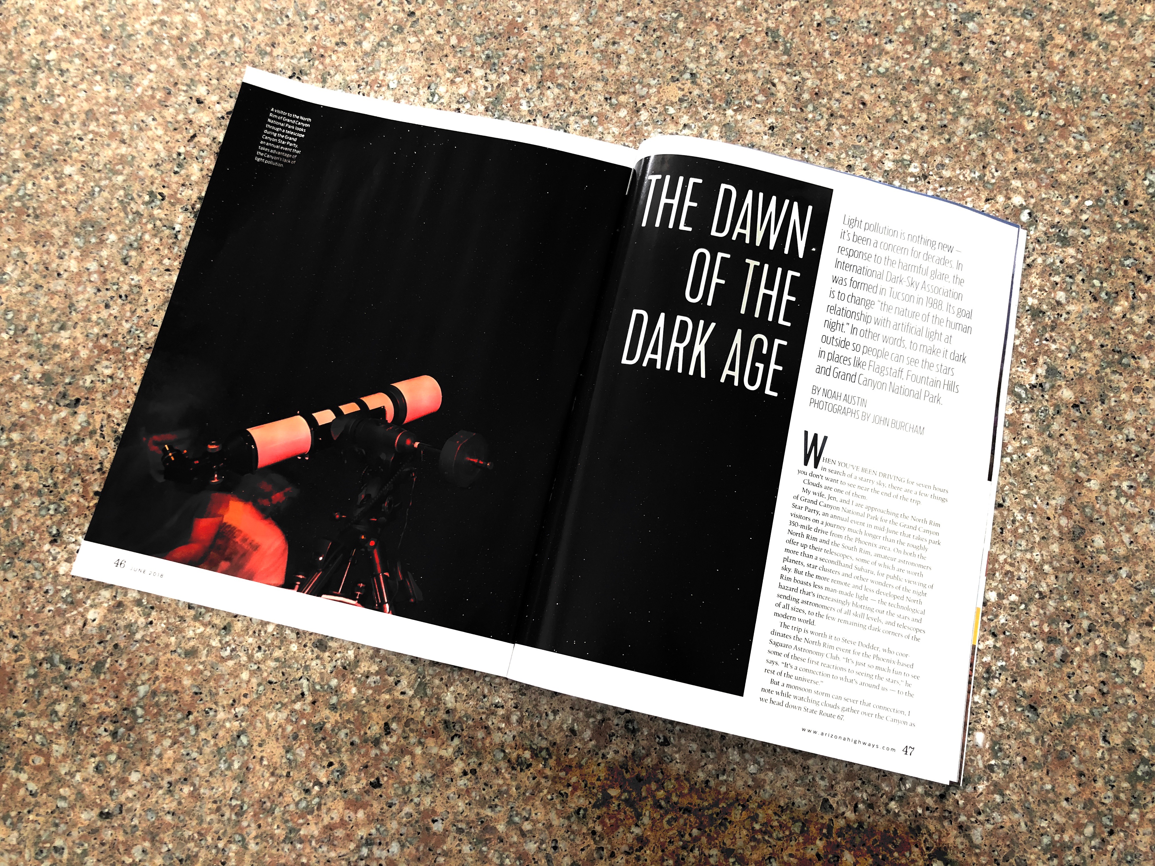 Fountain Hills Mentioned in Arizona Highways Magazine June Edition