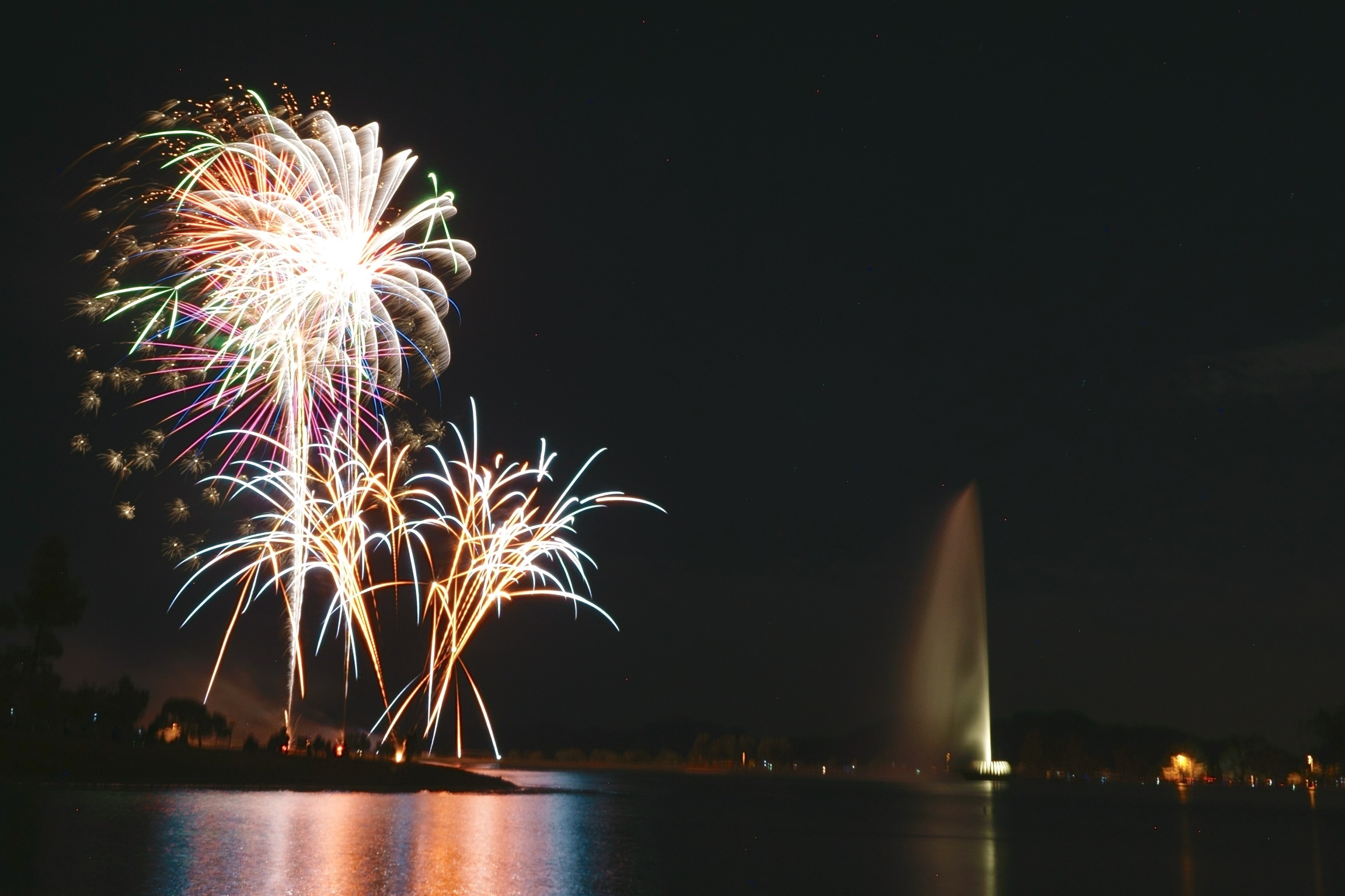Fireworks Display at Fountain Park