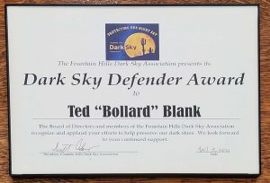 Dark Sky Defender Award